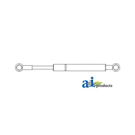 A & I Products Strut, Gas Cab Door (LH/ RH) 10" x1" x1" A-82036216